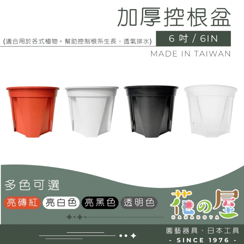 加厚控根盆 (6吋加